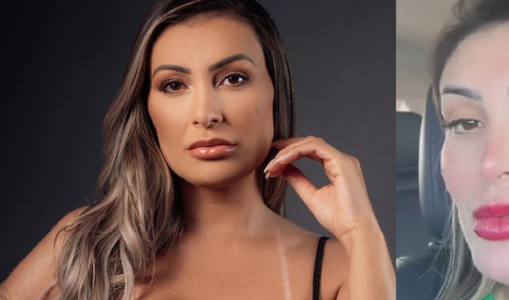 Andressa Urach toma decisão ousada e tatua o rosto; ela mostrou o resultado em foto