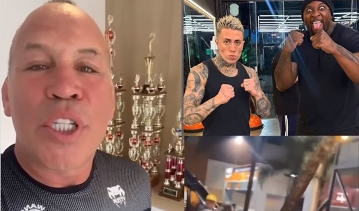 Wanderlei Silva desafia segurança do MC Daniel para uma luta: ‘vai amarelar?’